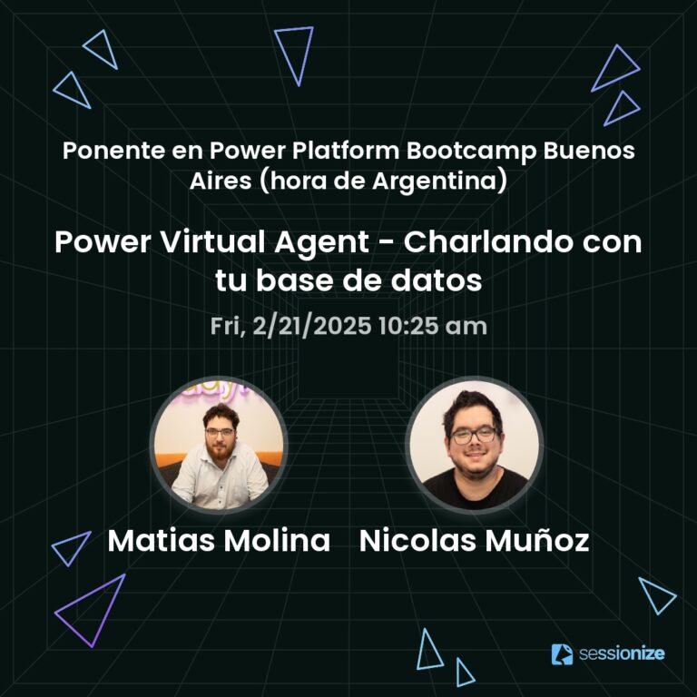 [Charla] Copilot Studio – Conversa con tu base de datos