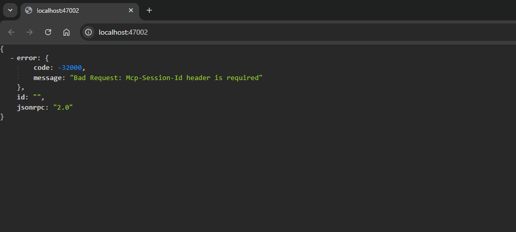 Servidor corriendo localmente